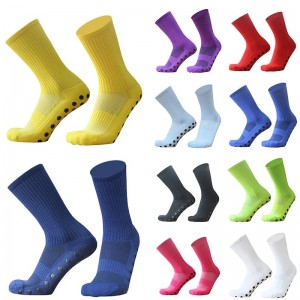 Men's Cotton Spandex Crew Soccer Sports Socks