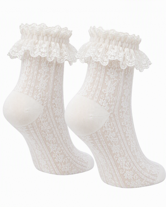 Spring Summer Lace Ruffle Socks Women Girls