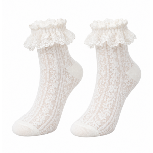 Spring Summer Lace Ruffle Socks Women Girls