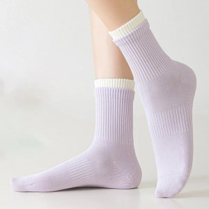 Girls Women Cotton Crew Socks Autumn Winter
