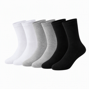 Men's Sports Socks Breathable Crew Cotton Socks