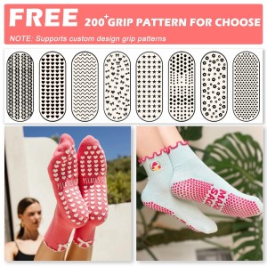 Your Own Pilates Grip Socks Anti Slip Gym