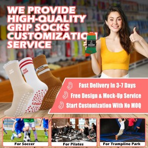 Your Own Pilates Grip Socks Anti Slip Gym