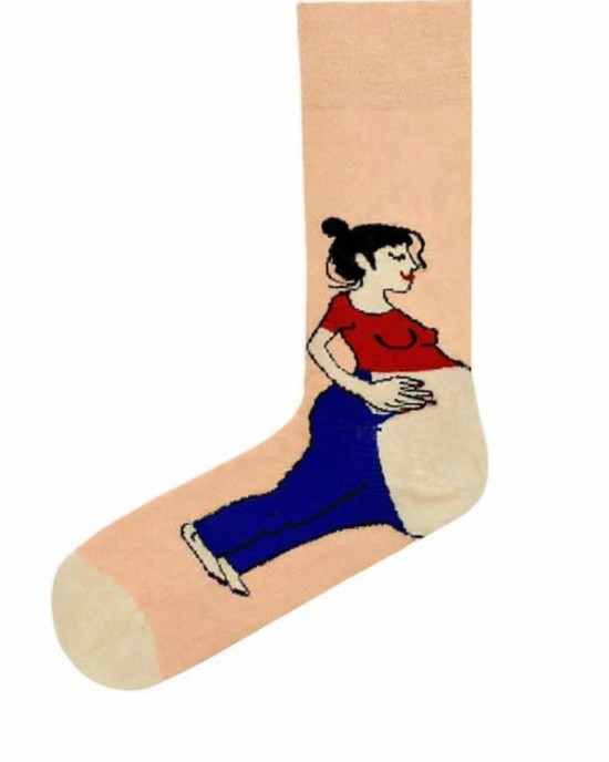 Unisex Cotton Crew Novelty Socks Casual Knitted