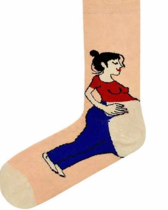 Unisex Cotton Crew Novelty Socks Casual Knitted