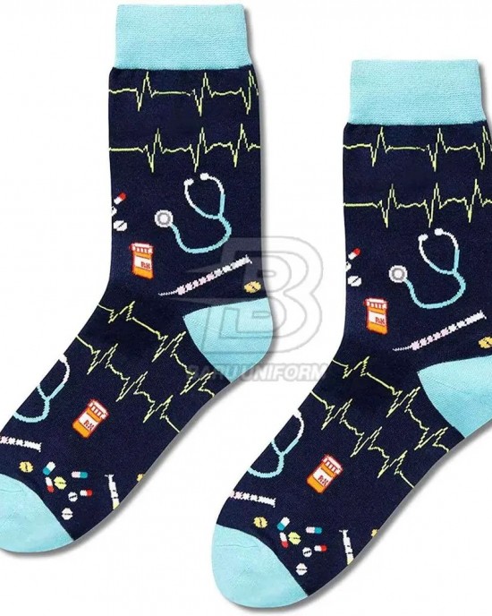 Premium Quality Women Socks With Printed Price