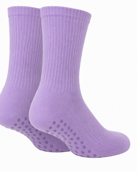 Women's Crew Socks Spandex/Polyester Anti-Slip