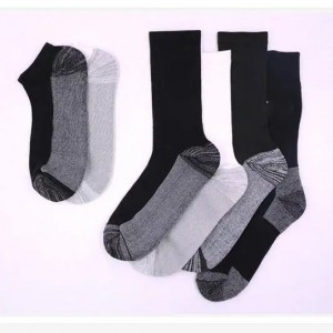 Geometric Print Cotton Socks Unisex Autumn