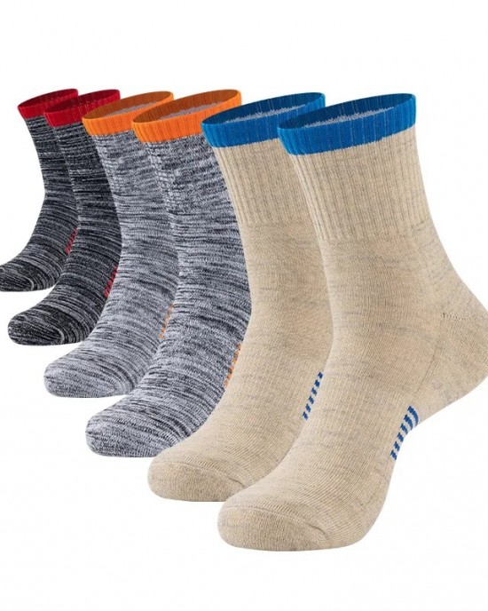 Mixed Colors Heather Mens Sports Athletic Thick