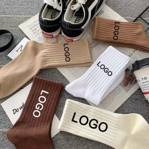 Sock Cotton Soft Design Crew Sports Socks Unisex