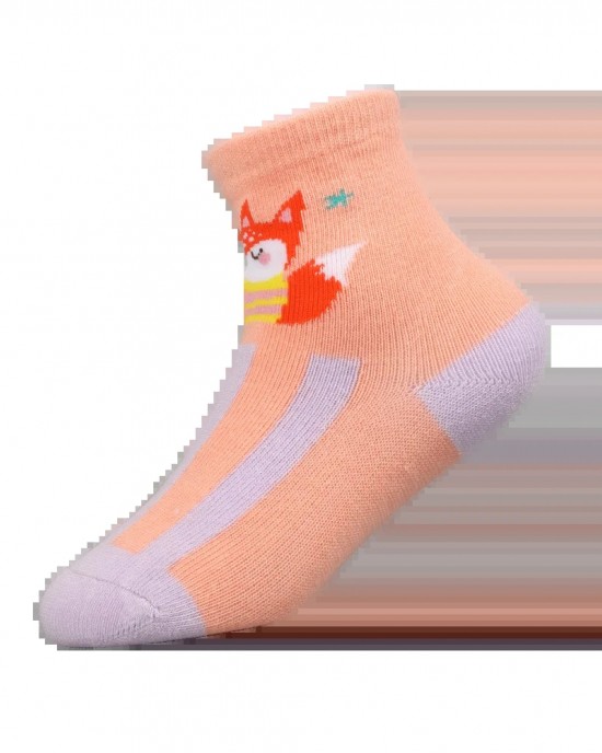 Multi-Designed 3D Flower Colorful Crew Socks