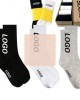 All Cotton Long Slouch Socks for Women Colored