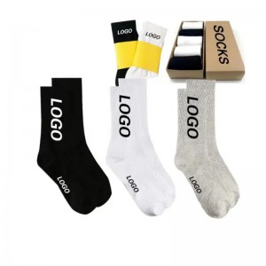 All Cotton Long Slouch Socks for Women Colored
