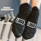 Women Crew Yoga Anti-Slip 100% Cotton Socks