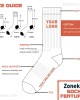 Zonekki Free Sample White Letter Crew Socks