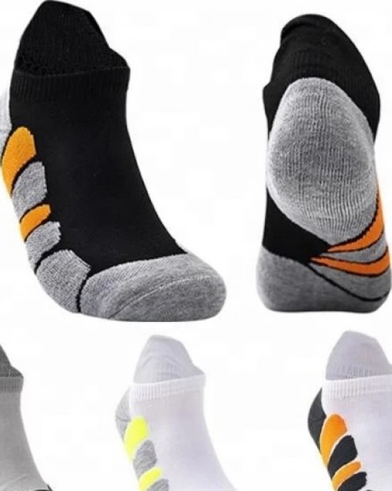 Full Sole Terry Cushion Athletic No Show Socks