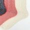 Mid-Calf Embroidered Wool Crew Socks for Women
