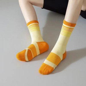 Unisex Adults Striped Football Sports Socks