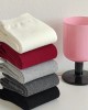 Women's Breathable Knitted Crew Socks Solid