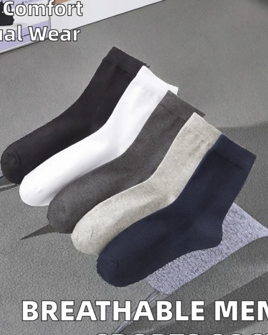 Men's Casual Sports Socks Breathable Sweat