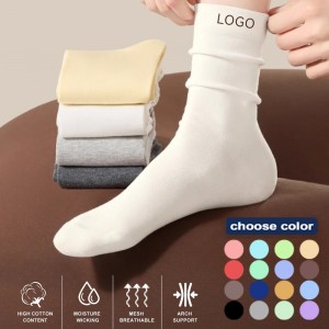 Design Organic Cotton Socks Sports Women Socks