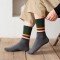 Retro Color Block Stripe Crew Socks, Multi-Pack