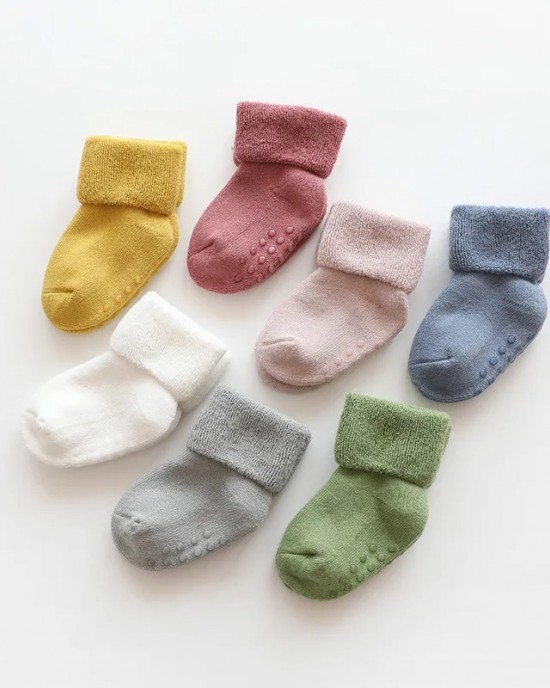 Neutral Baby Socks Anti Slip Thick Eco-Friendly